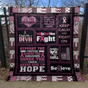 All In For The Fight Quilt Blanket Th19  Quilt